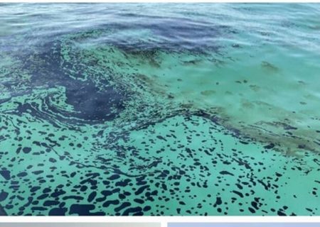 تداوم عملیات پاک‌سازی آلودگی نفتی در آب‌های گناوه