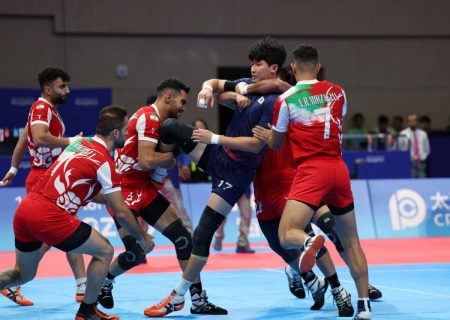 صعود تیم ملی کبدی به نیمه نهایی بازیهای آسیایی