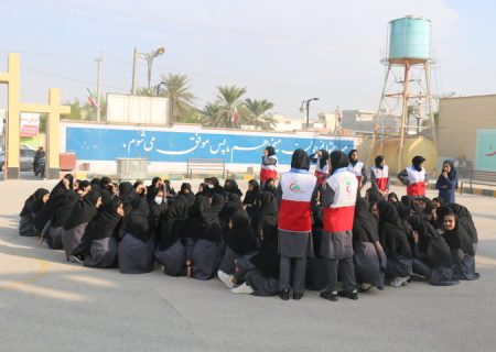 برگزاری مانور زلزله در دیر