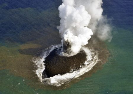جزیره‌ جدیدی در ژاپن متولد شد