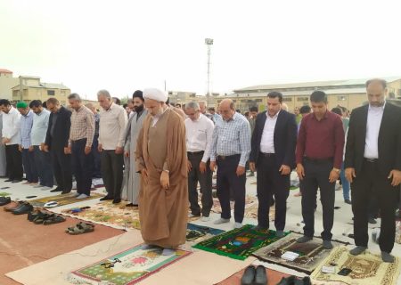 برگزاری نماز عید سعید فطر در برازجان