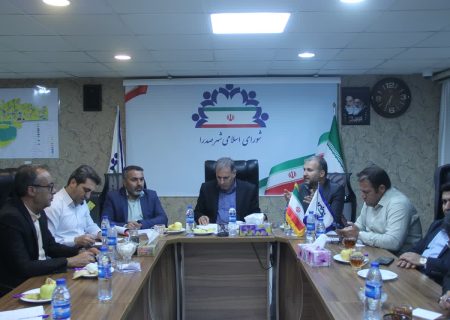 دیدار مدیر عامل سازمان همیاری شهرداری های فارس با شهردار صدرا