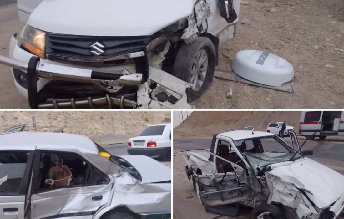 تصادف زنجیره ای در دشتستان ۳ مصدوم داشت