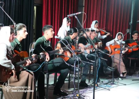 اجرای موسیقی کارگاهی گیتار پاپ در برازجان