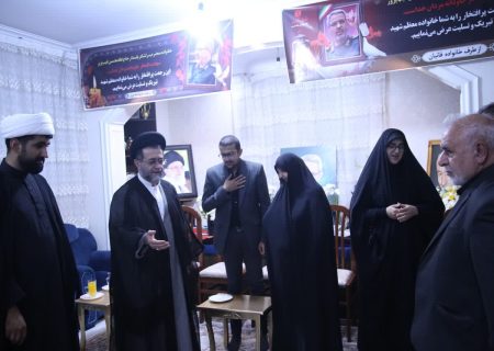 ابلاغ پیام رهبر معظم انقلاب به خانواده شهید غیب‌پرور