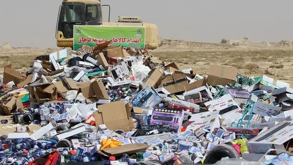 امحای ۵.۵ میلیارد ریال کالای قاچاق غیراستاندارد در بوشهر