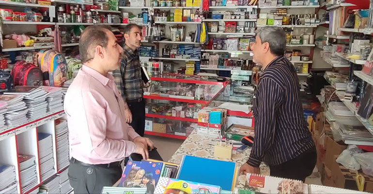 نوشت‌افزارهای متخلف دشتستان ۵ میلیارد ریال جریمه شدند