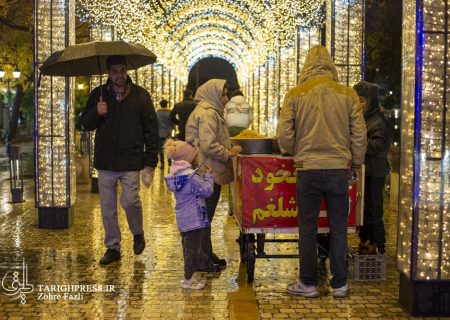 شیراز در آغوش باران