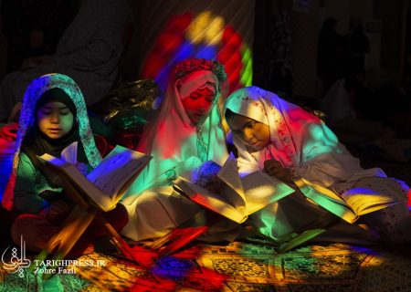 اعتکاف در قاب رنگ و نور