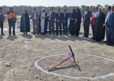 عملیات احداث روشنایی کمربندی اهرم آغاز شد